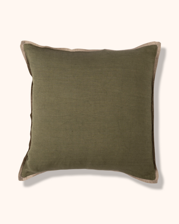 Pure Linen Earthy Cushion Cover