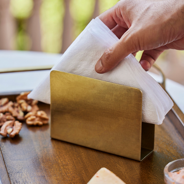 Minimal Gold Napkin Holder